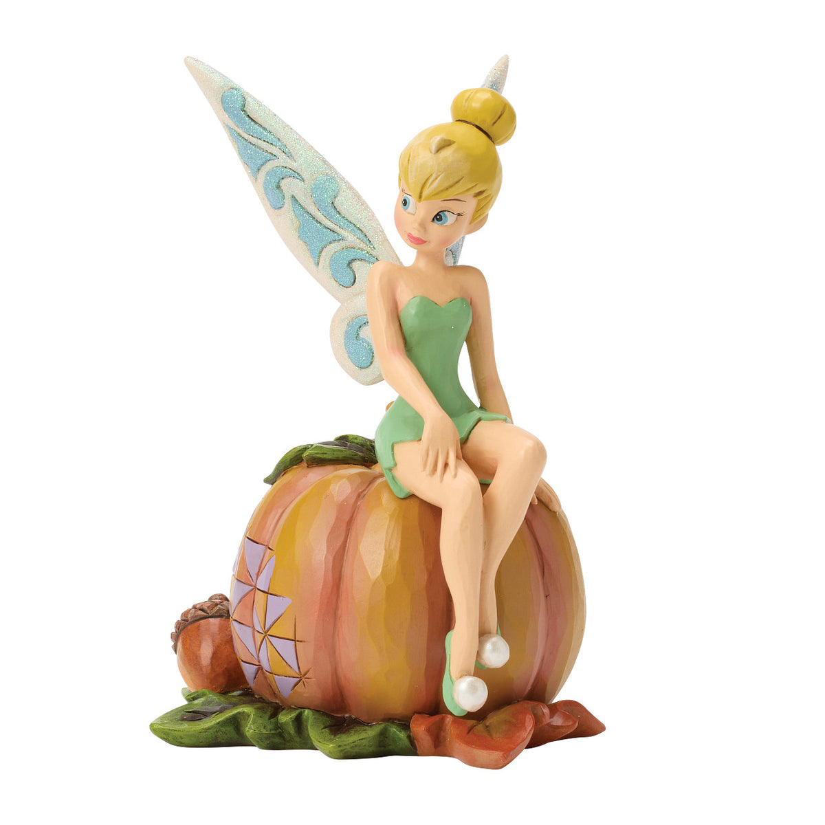 Disney Traditions by Jim Shore Halloween Figurine - Tinker Bell on Pumpkin - 14.5cm | Delivery ± 3 weeks