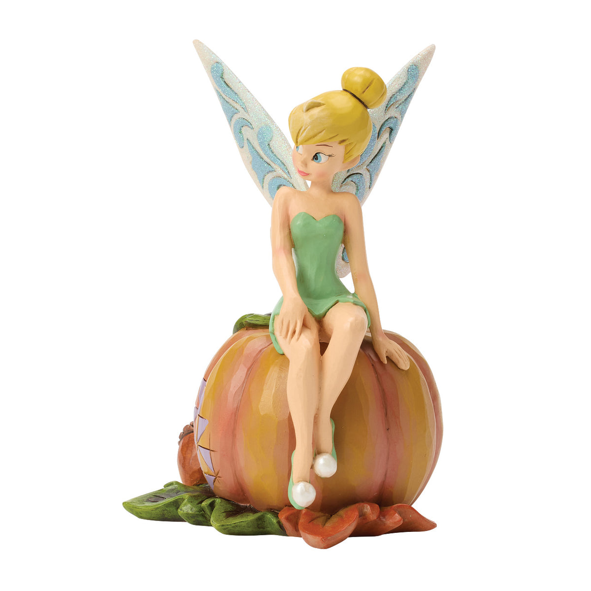 Disney Traditions by Jim Shore Halloween Figurine - Tinker Bell on Pumpkin - 14.5cm | Delivery ± 3 weeks