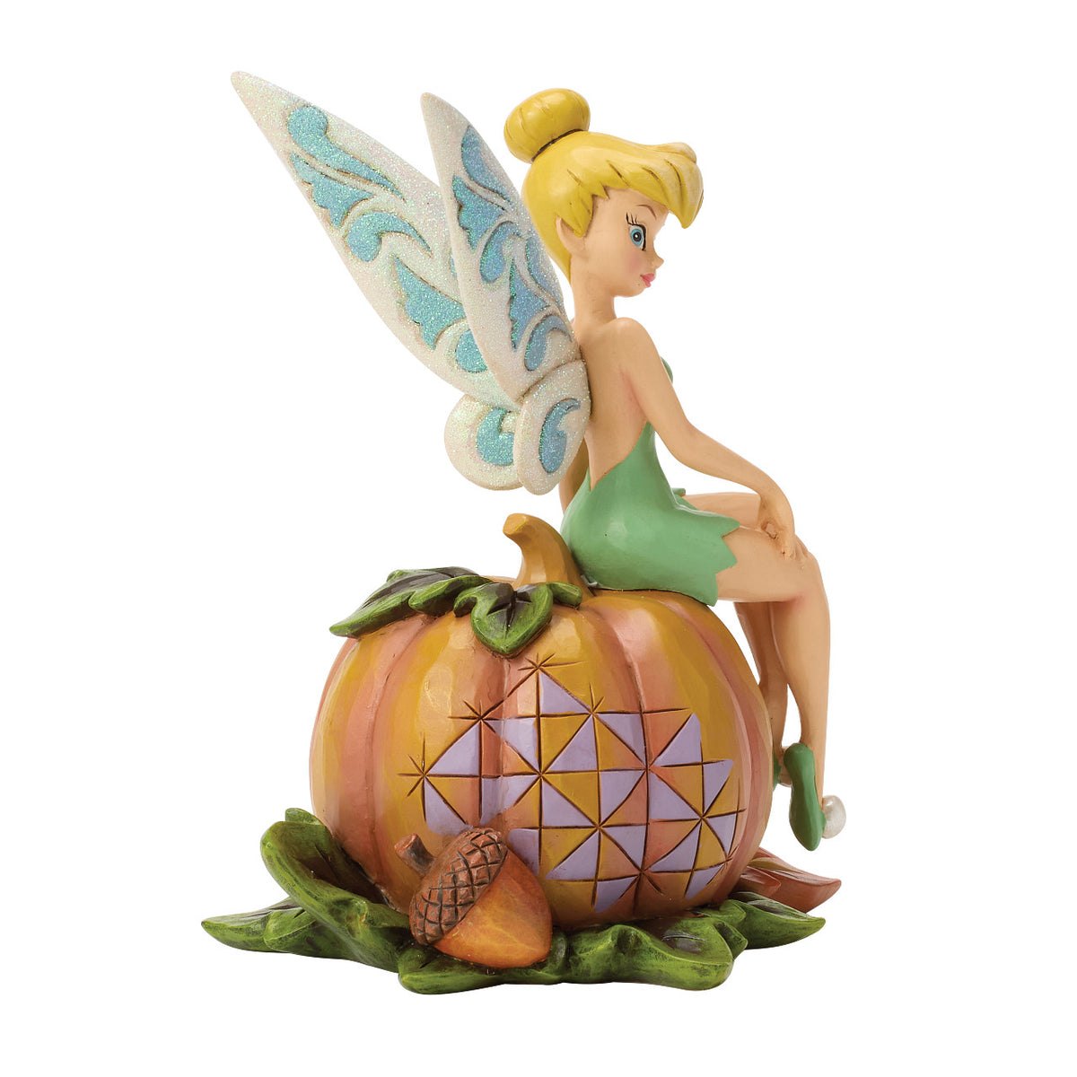 Disney Traditions by Jim Shore Halloween Figurine - Tinker Bell on Pumpkin - 14.5cm | Delivery ± 3 weeks