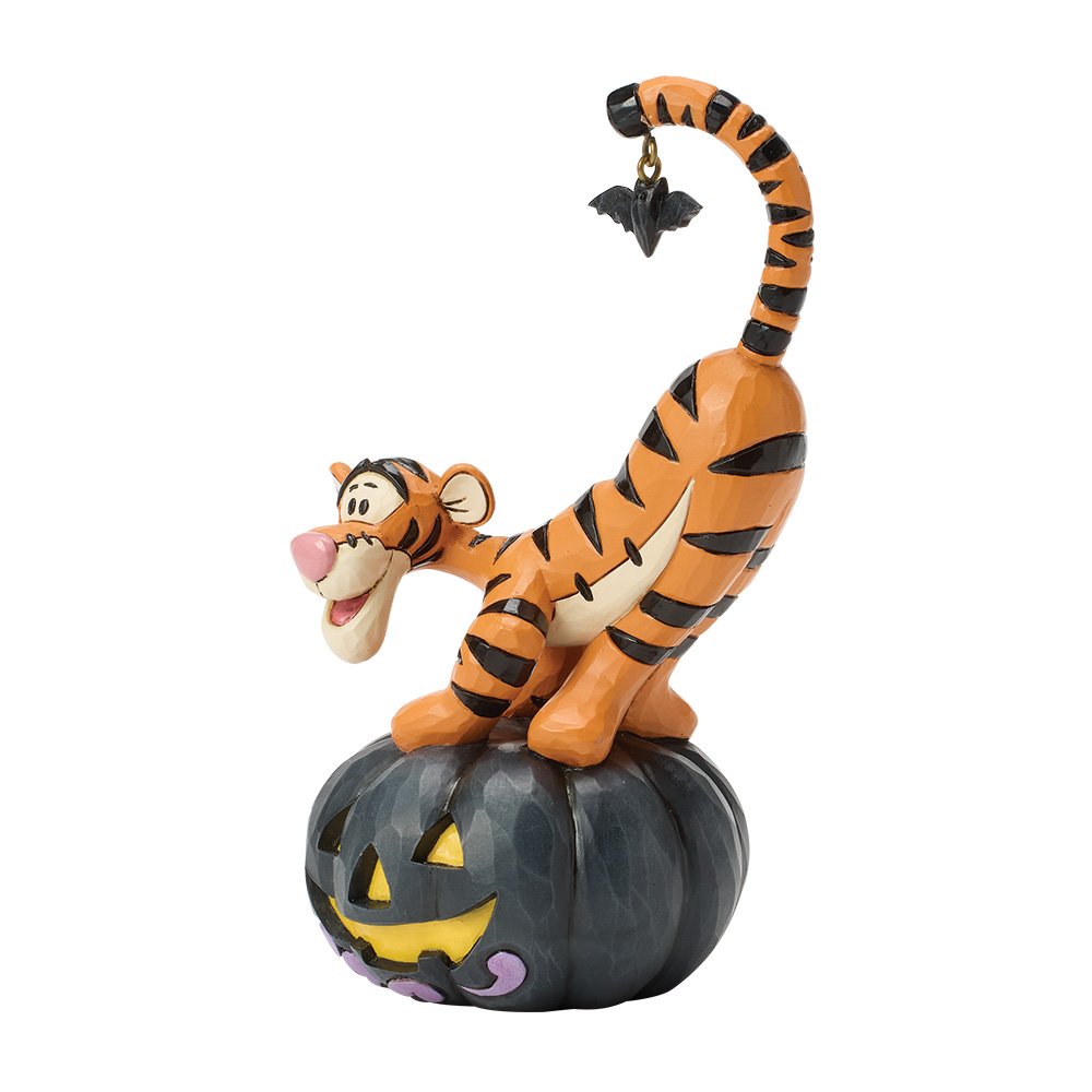 Disney Traditions by Jim Shore Halloween Figurine - Tigger on Jack-o'-Lantern - 14.5cm | Delivery ± 3 weeks