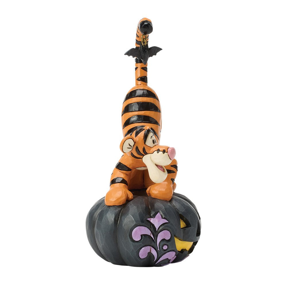 Disney Traditions by Jim Shore Halloween Figurine - Tigger on Jack-o'-Lantern - 14.5cm | Delivery ± 3 weeks