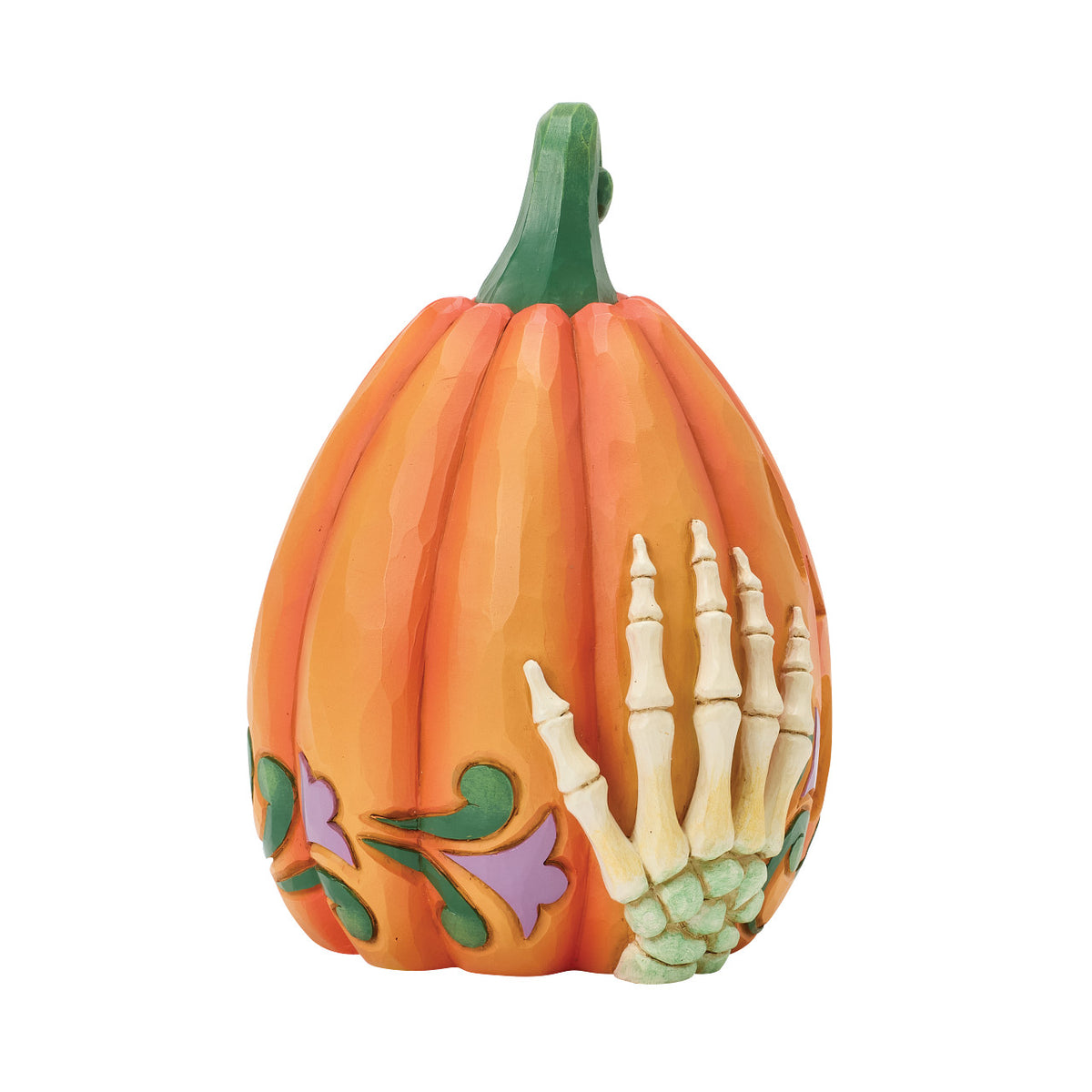 Jim Shore Heartwood Creek Halloween Figurine - Jack-o’-Lantern Skeleton with LED - 13cm | Delivery ± 3 weeks