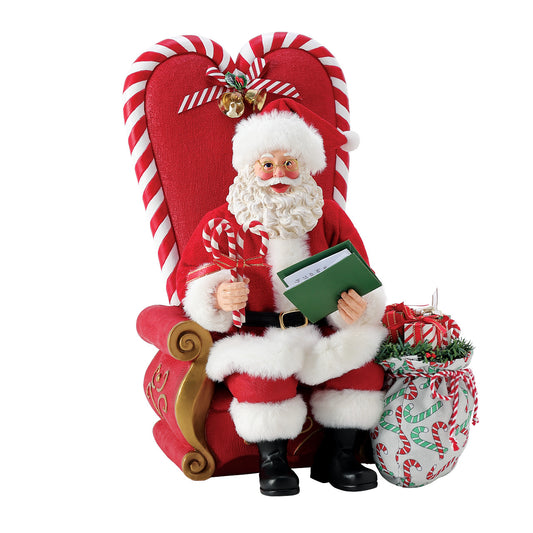 Department 56 Possible Dreams Christmas Figurine - Santa at the Mall - 25.5cm
