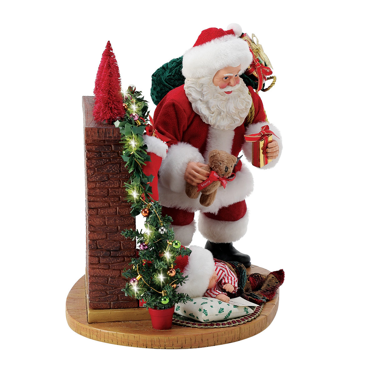 Department 56 Possible Dreams Christmas Figurine - Visions of Sugar Plums Santa - 29.5cm | Delivery ± 3 weeks
