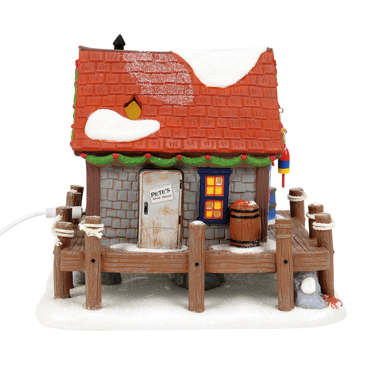 Department 56 Disney Village Christmas House - Pete's Crabby Christmas - 17cm | Delivery ± 3 weeks