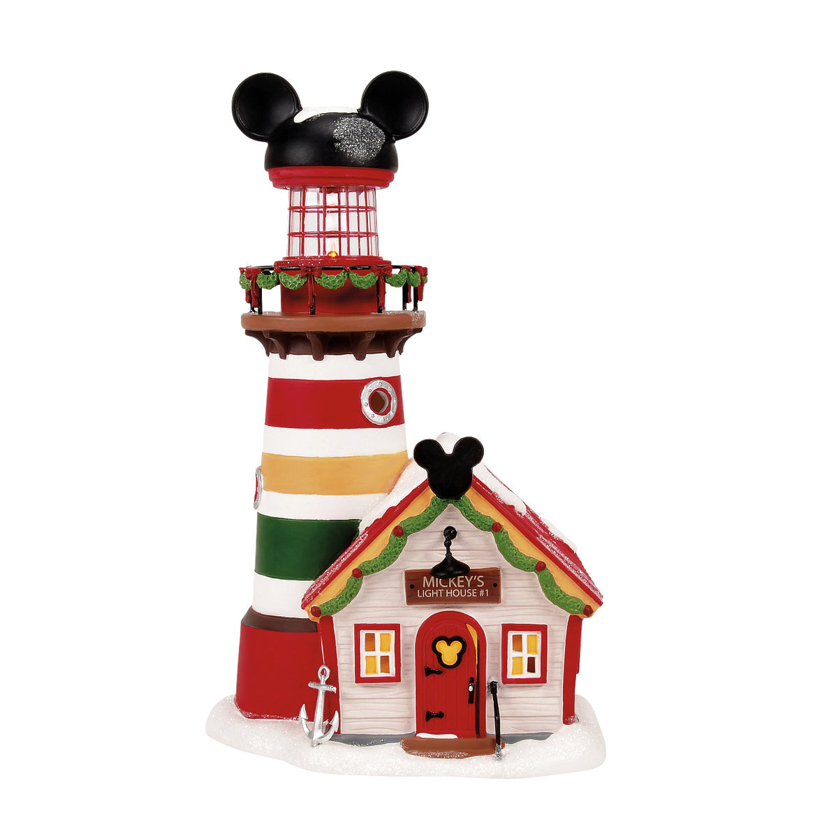 Department 56 Disney Village Christmas House - Keeping A Watch For Santa - 26cm | Delivery ± 3 weeks