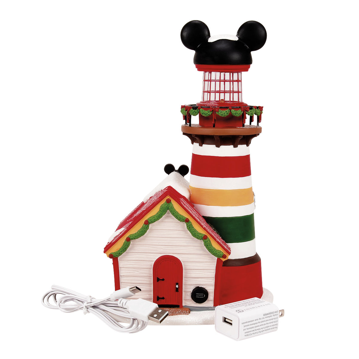 Department 56 Disney Village Christmas House - Keeping A Watch For Santa - 26cm | Delivery ± 3 weeks