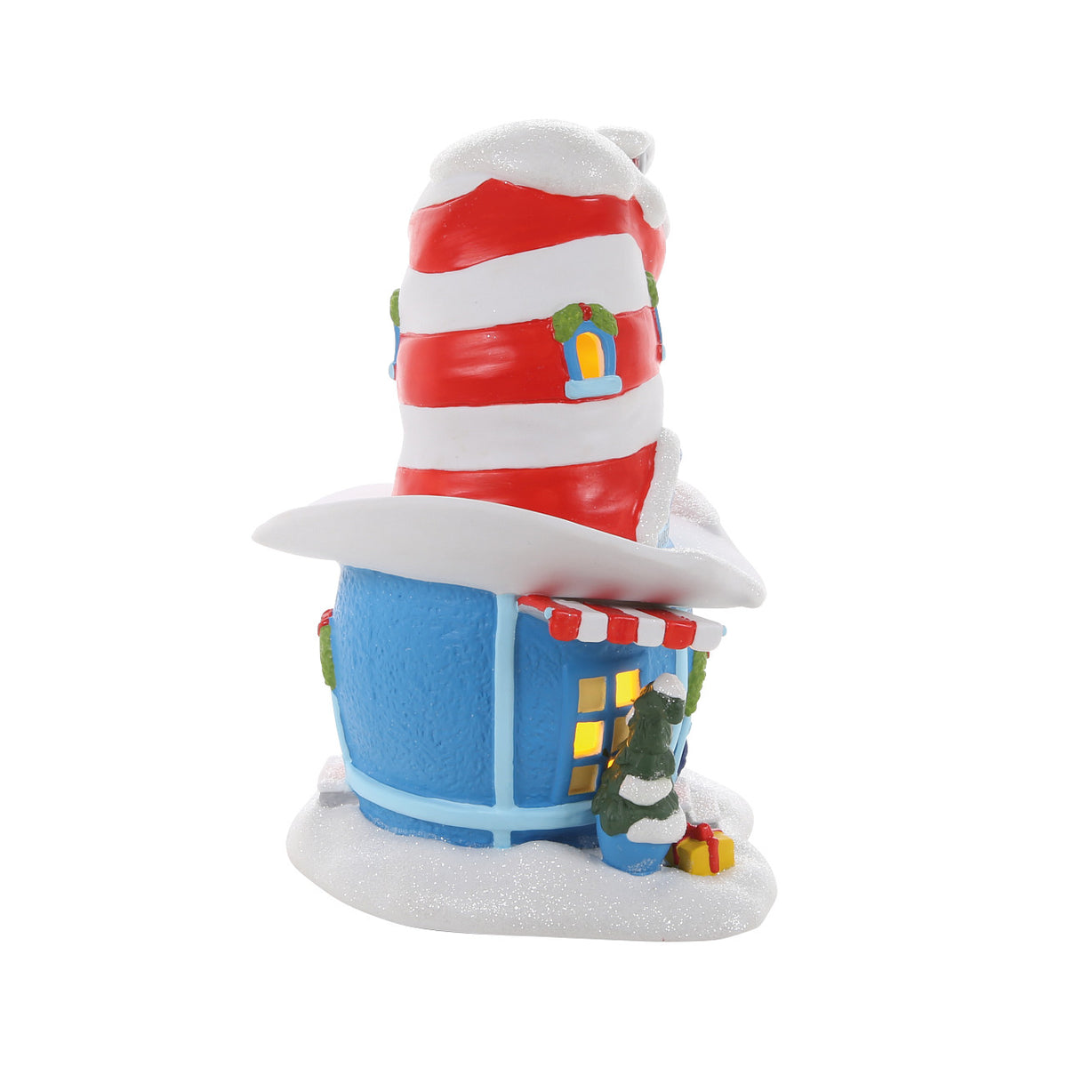 Department 56 The Grinch Village Christmas House - Cat in the Hat Haberdashery - 21cm | Delivery ± 3 weeks