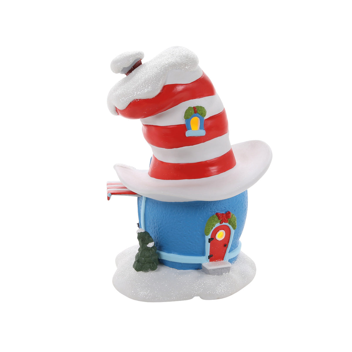 Department 56 The Grinch Village Christmas House - Cat in the Hat Haberdashery - 21cm | Delivery ± 3 weeks