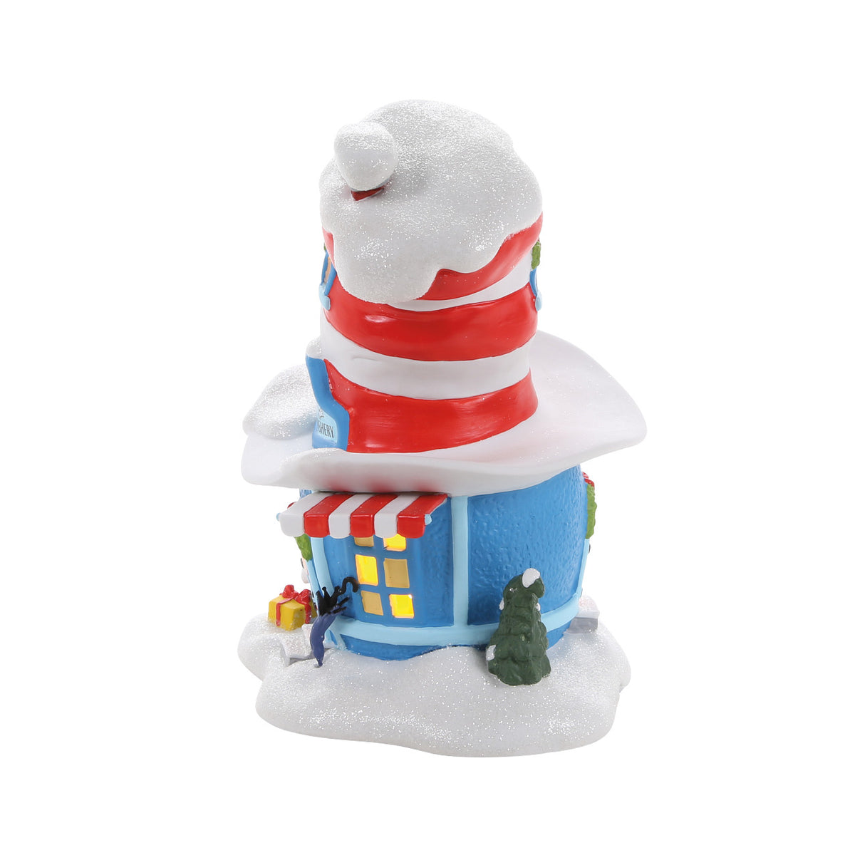 Department 56 The Grinch Village Christmas House - Cat in the Hat Haberdashery - 21cm | Delivery ± 3 weeks