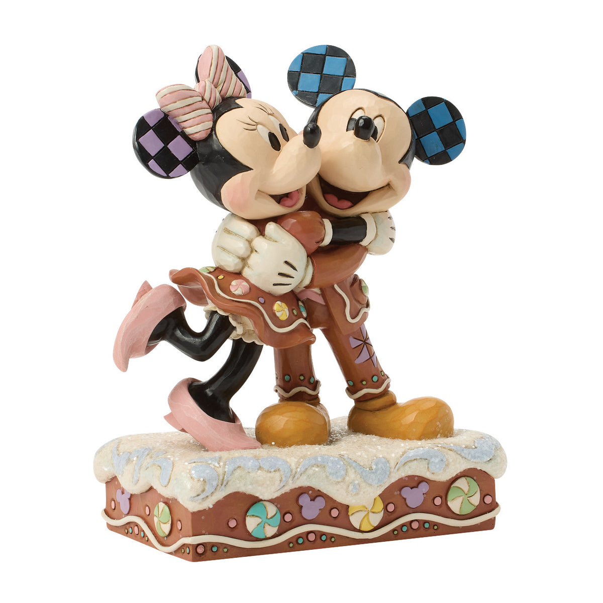 Disney Traditions by Jim Shore Christmas Figurine - Gingerbread Mickey & Minnie Mouse - 16cm | Delivery ± 3 weeks