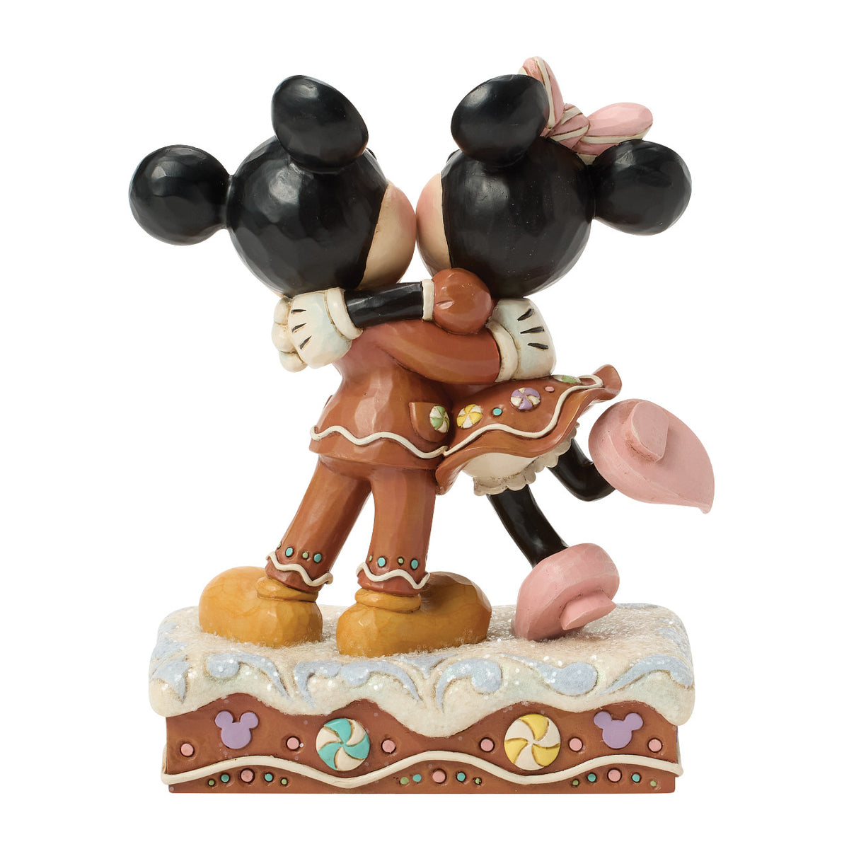 Disney Traditions by Jim Shore Christmas Figurine - Gingerbread Mickey & Minnie Mouse - 16cm | Delivery ± 3 weeks