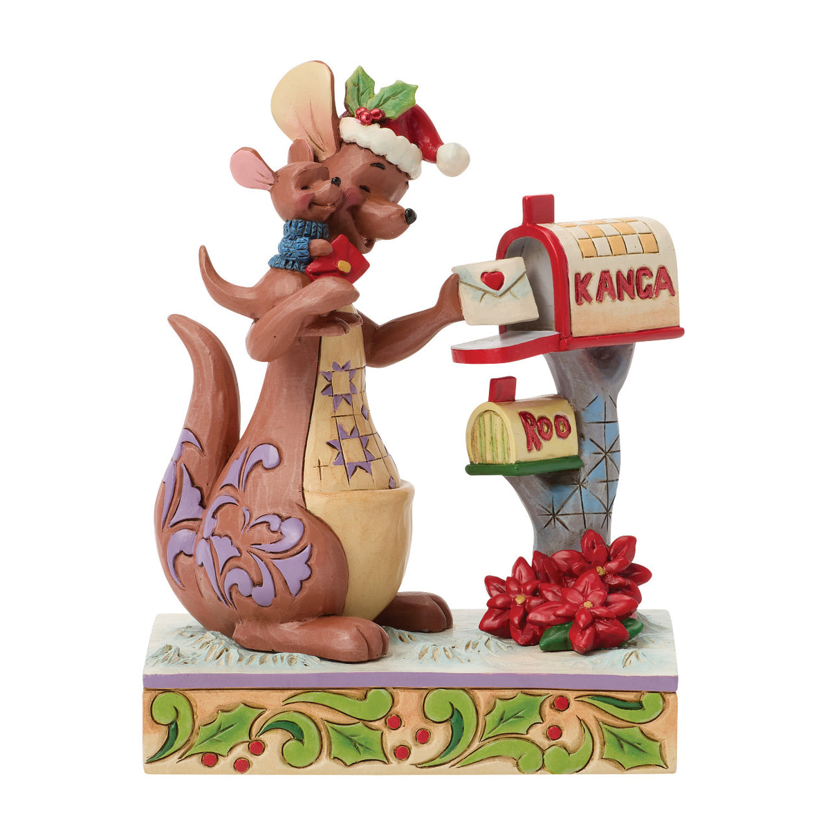 Disney Traditions by Jim Shore Christmas Figurine - Winnie the Pooh Kanga & Roo - 13.5cm | Delivery ± 3 weeks