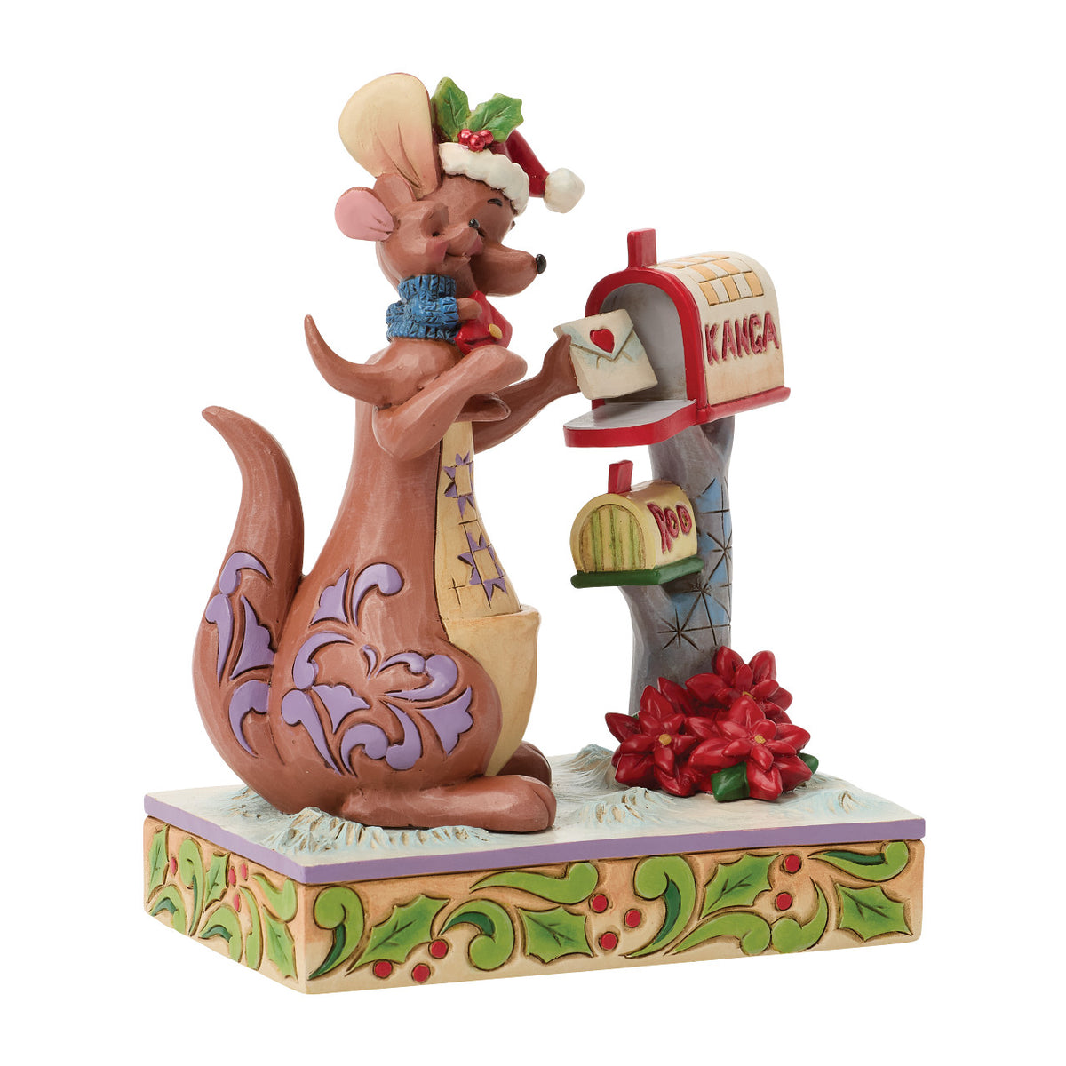 Disney Traditions by Jim Shore Christmas Figurine - Winnie the Pooh Kanga & Roo - 13.5cm | Delivery ± 3 weeks