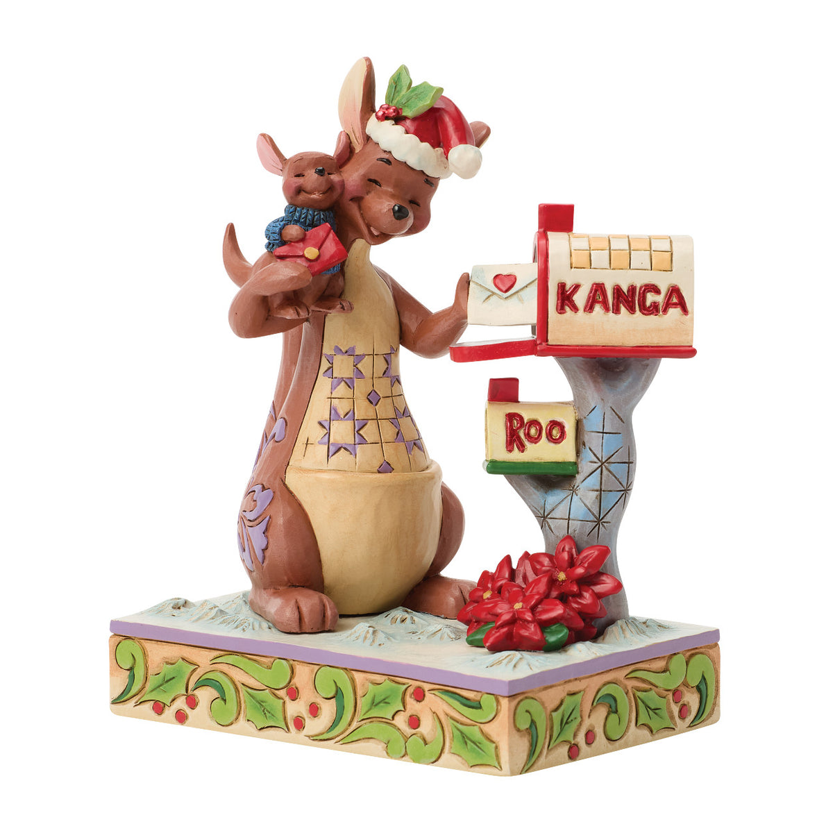 Disney Traditions by Jim Shore Christmas Figurine - Winnie the Pooh Kanga & Roo - 13.5cm | Delivery ± 3 weeks