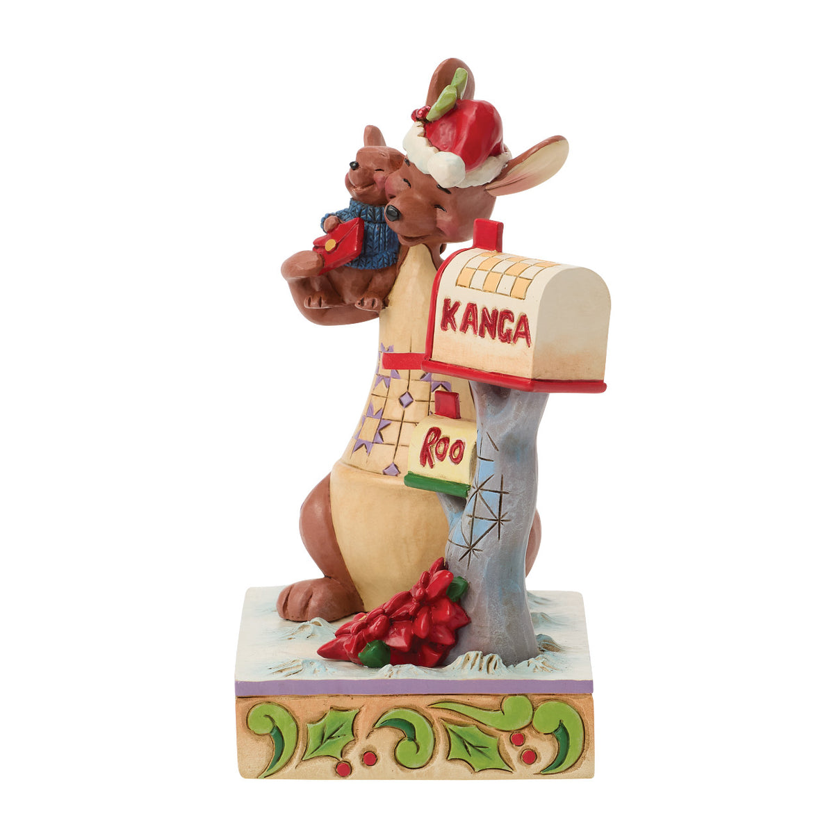 Disney Traditions by Jim Shore Christmas Figurine - Winnie the Pooh Kanga & Roo - 13.5cm | Delivery ± 3 weeks