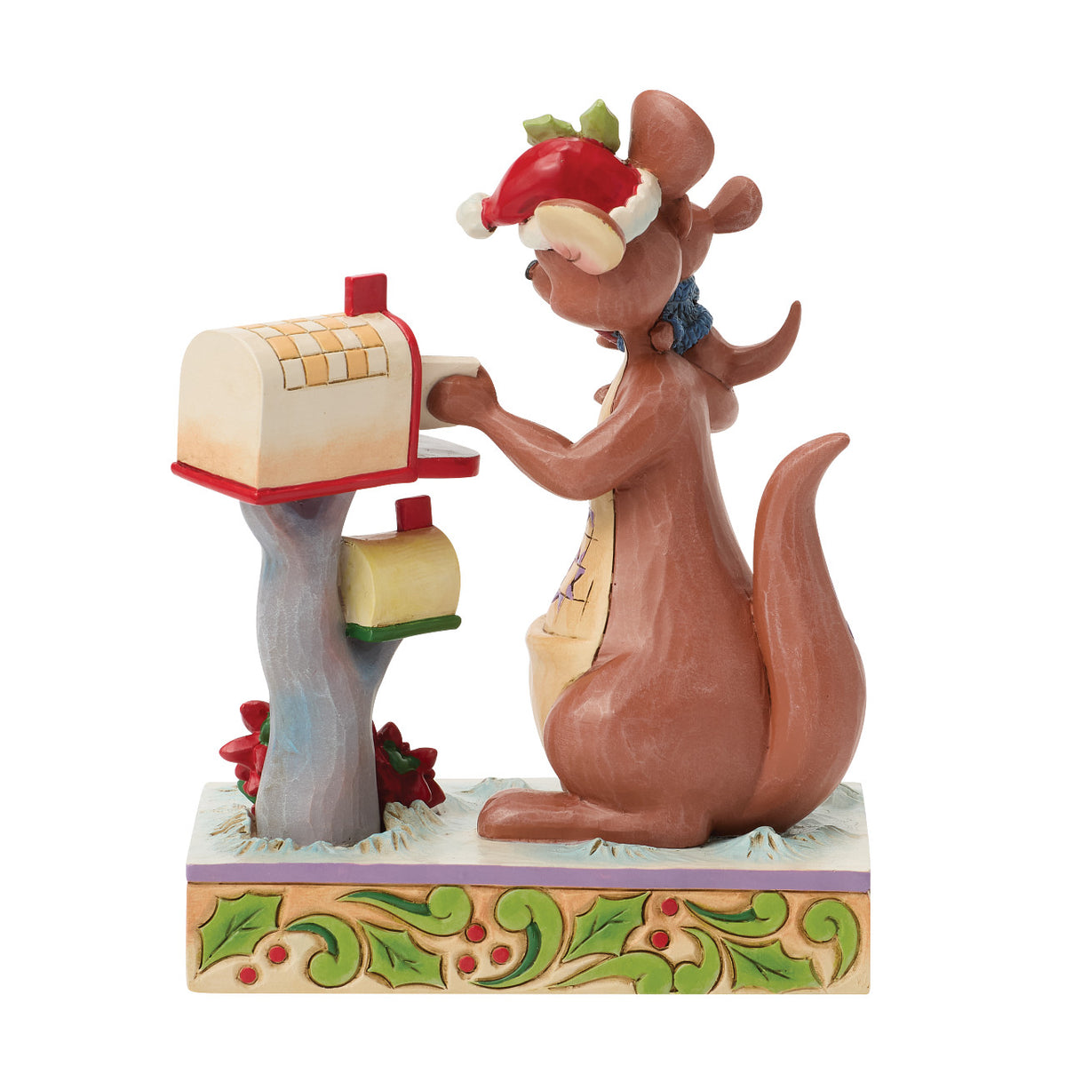 Disney Traditions by Jim Shore Christmas Figurine - Winnie the Pooh Kanga & Roo - 13.5cm | Delivery ± 3 weeks