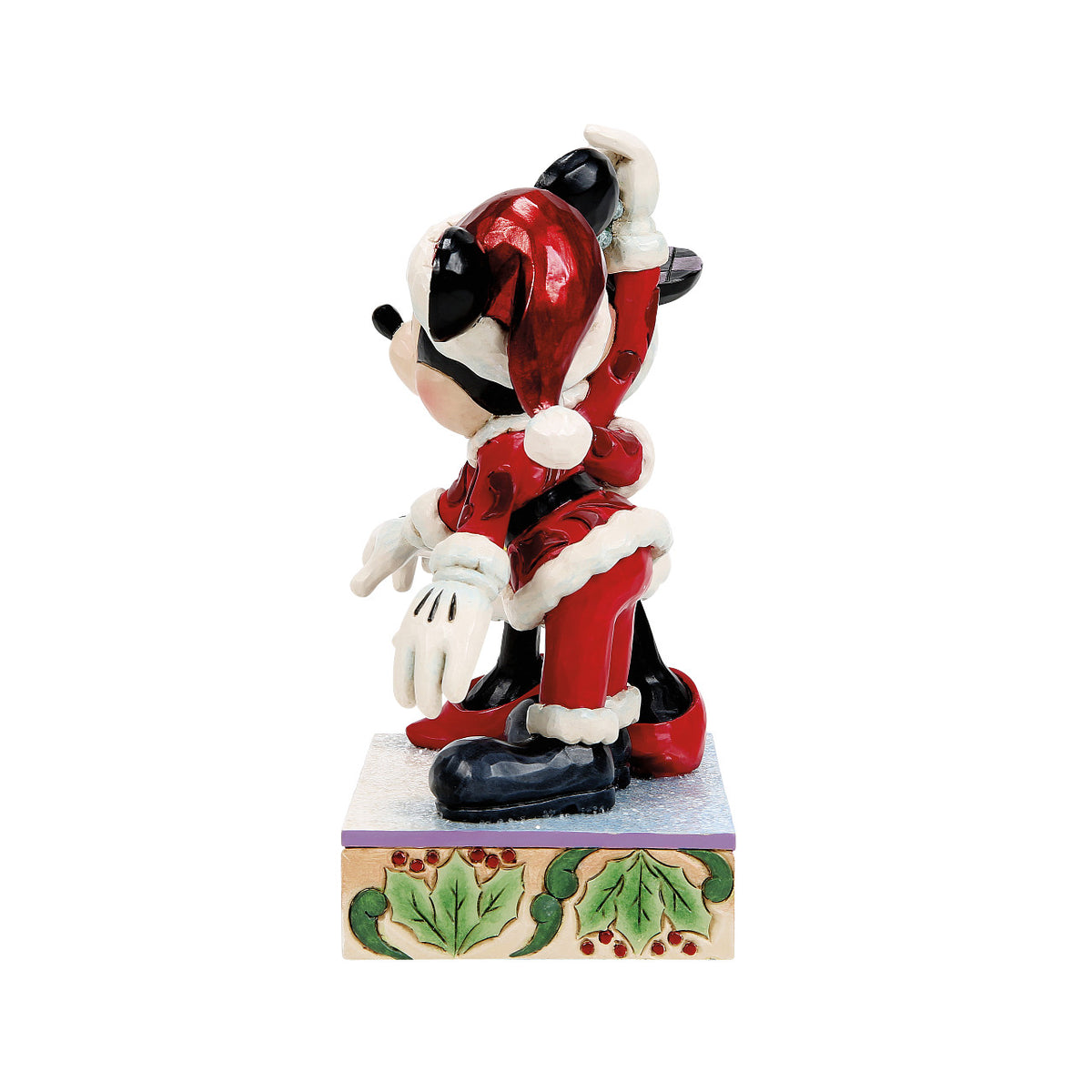 Disney Traditions by Jim Shore Christmas Figurine - Mickey & Minnie Mouse under the Mistletoe - 17cm | Delivery ± 3 weeks