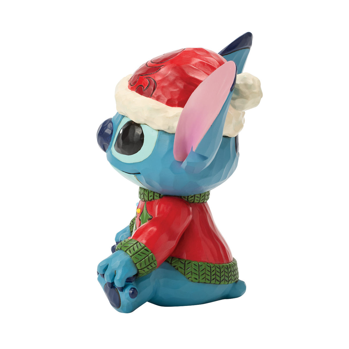 Disney Traditions by Jim Shore Christmas Figurine - Stitch in Christmas Jumper with LED - 17.5cm | Delivery ± 3 weeks