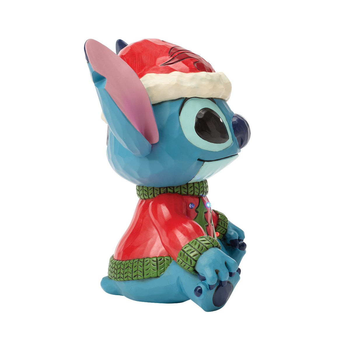 Disney Traditions by Jim Shore Christmas Figurine - Stitch in Christmas Jumper with LED - 17.5cm | Delivery ± 3 weeks