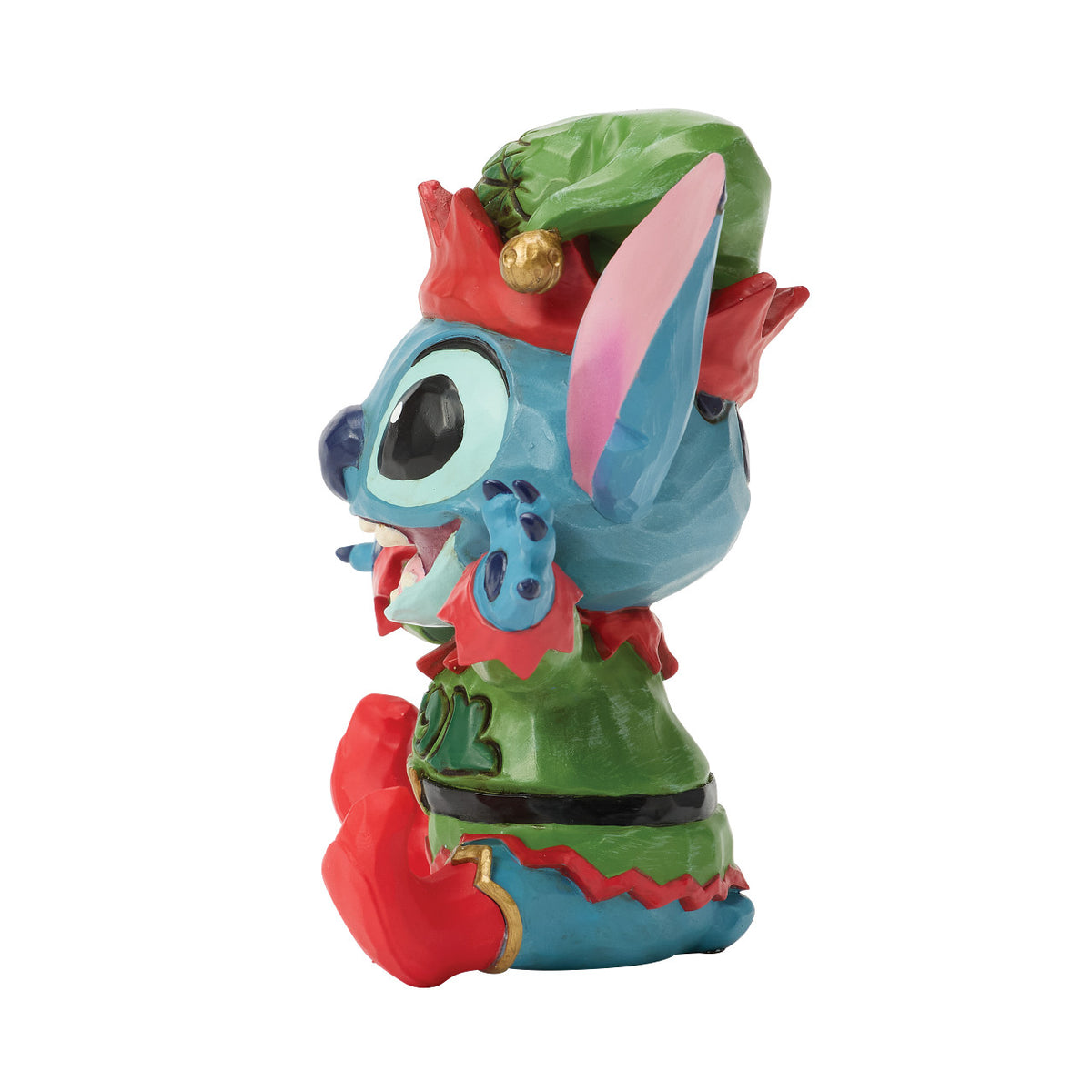 Disney Traditions by Jim Shore Christmas Figurine - Stitch as Christmas Elf - 9.5cm | Delivery ± 3 weeks
