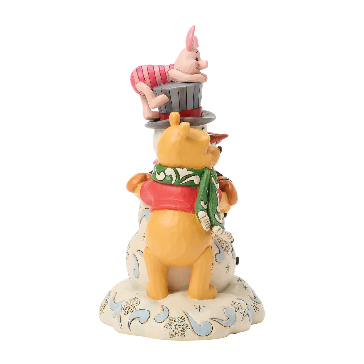 Disney Traditions by Jim Shore Christmas Figurine - Winnie the Pooh & Friends with Snowman - 18cm | Delivery ± 3 weeks