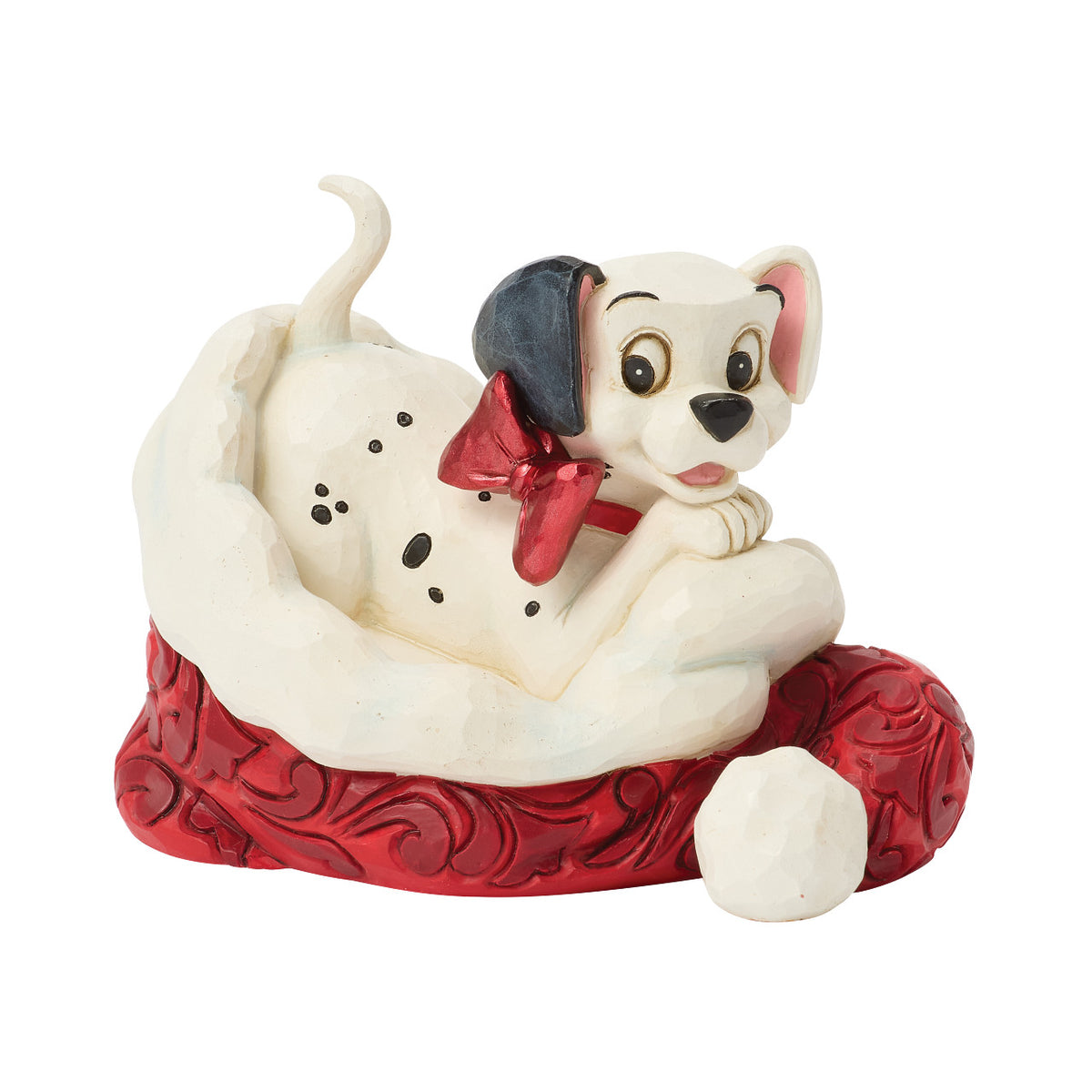 Disney Traditions by Jim Shore Christmas Figurine - 101 Dalmatians Puppy in Santa Hat - 10.5cm | Delivery ± 3 weeks