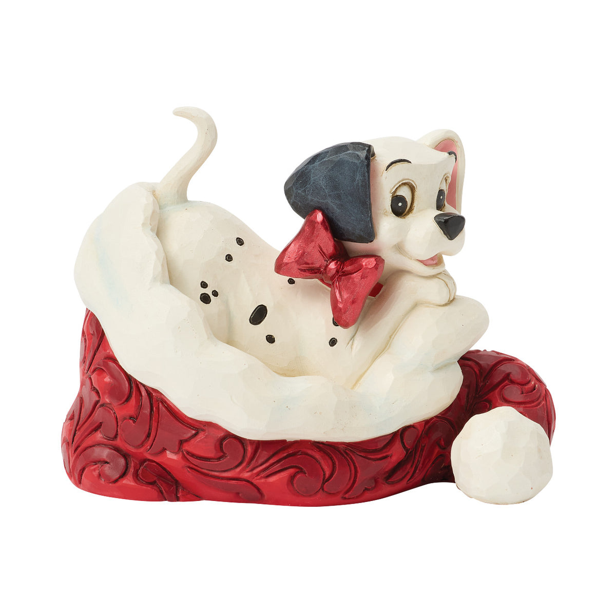 Disney Traditions by Jim Shore Christmas Figurine - 101 Dalmatians Puppy in Santa Hat - 10.5cm | Delivery ± 3 weeks