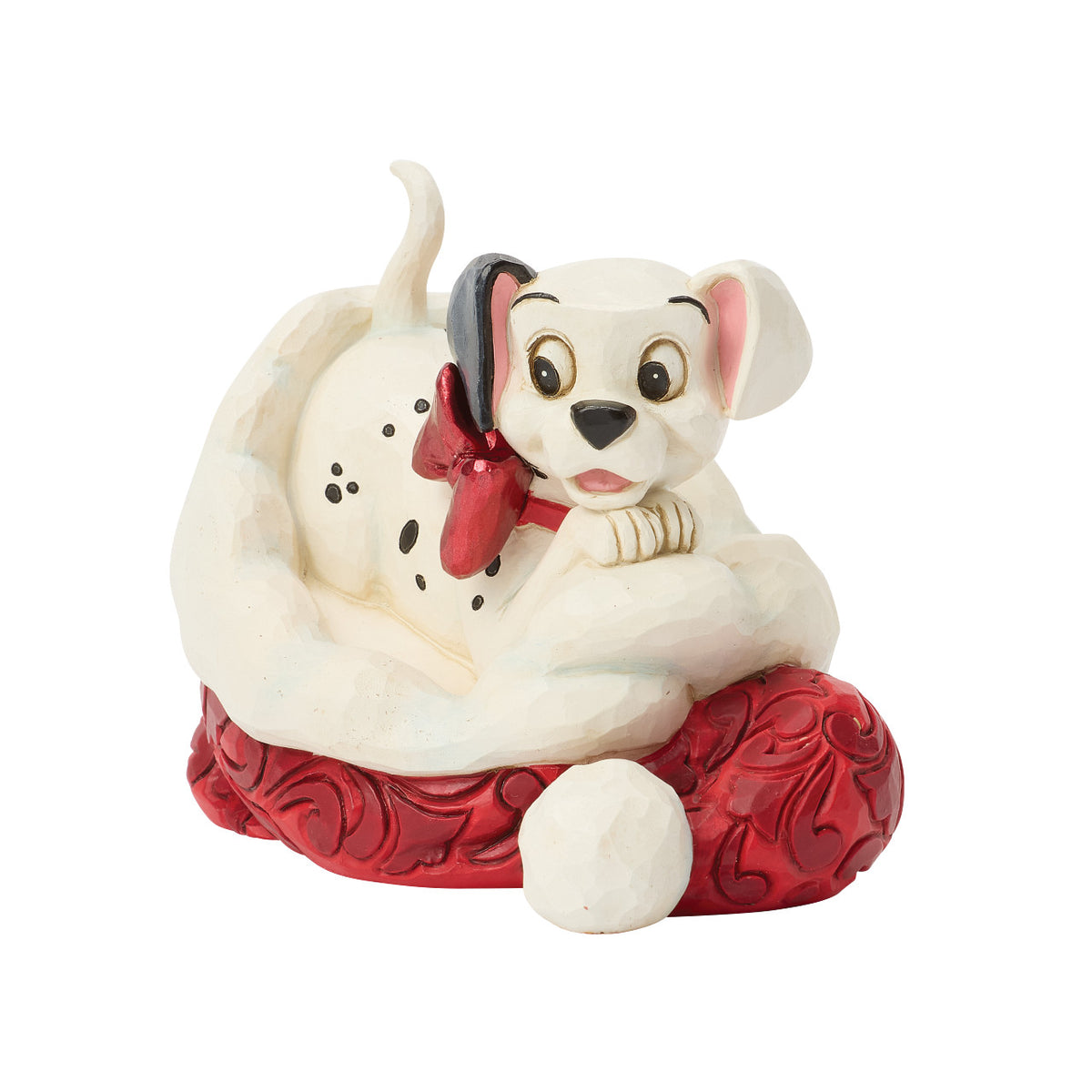 Disney Traditions by Jim Shore Christmas Figurine - 101 Dalmatians Puppy in Santa Hat - 10.5cm | Delivery ± 3 weeks