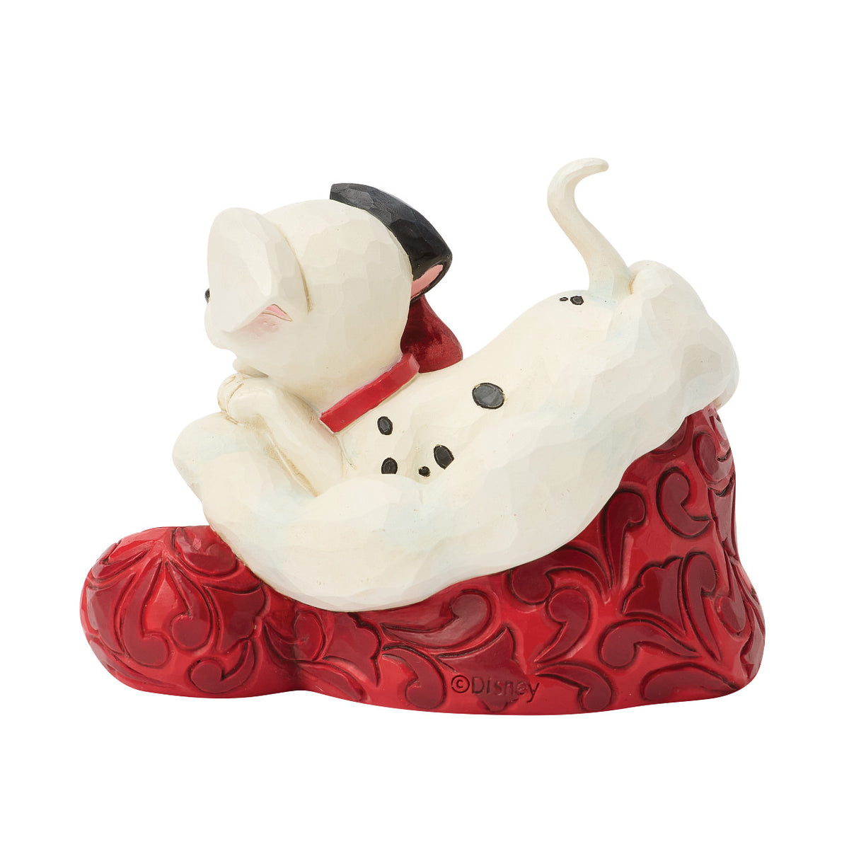 Disney Traditions by Jim Shore Christmas Figurine - 101 Dalmatians Puppy in Santa Hat - 10.5cm | Delivery ± 3 weeks
