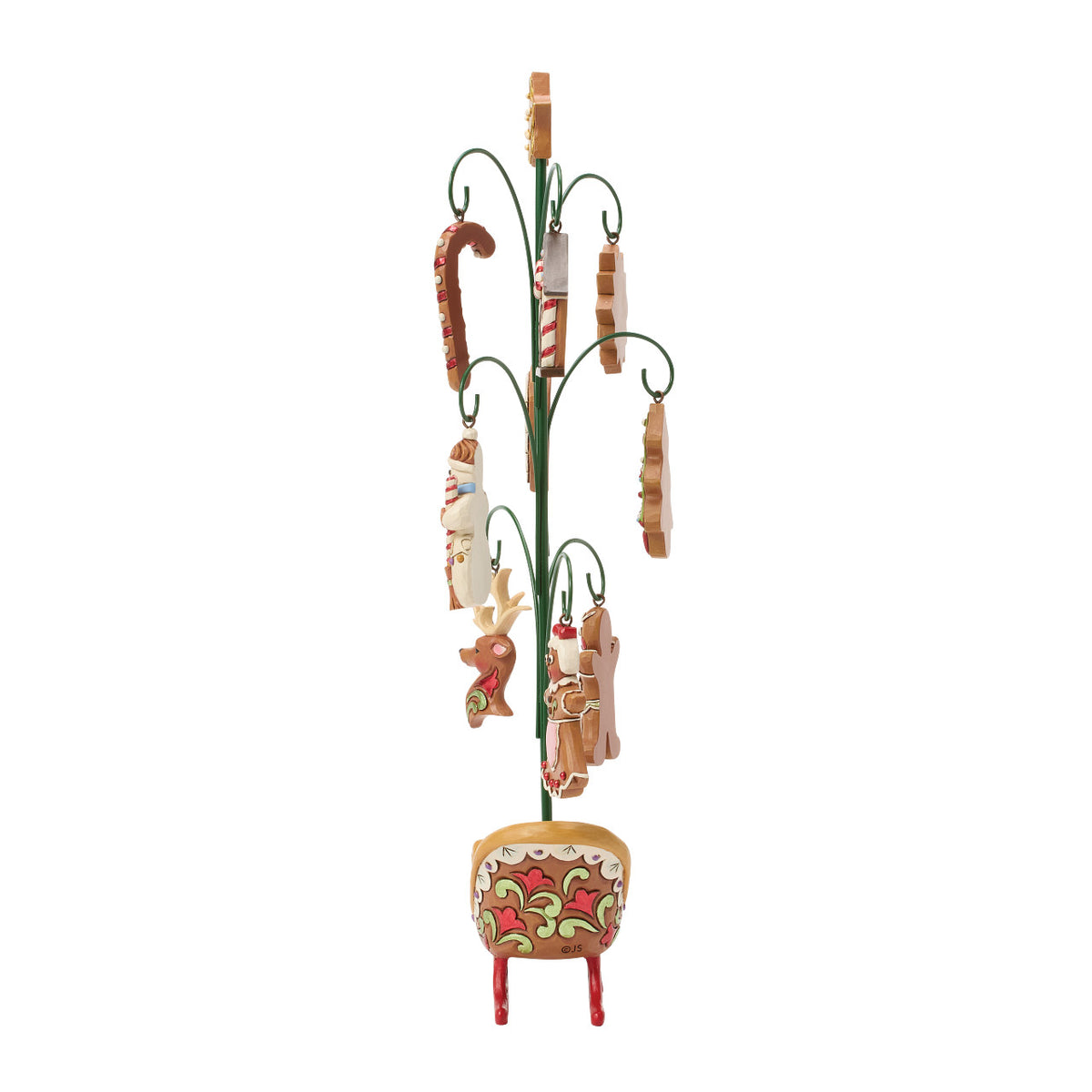 Jim Shore Heartwood Creek Christmas Figurine - Gingerbread Tree with Cookie Ornaments - 33.5cm | Delivery ± 3 weeks
