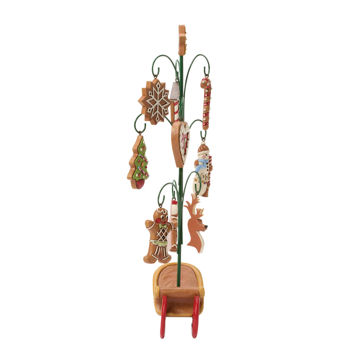 Jim Shore Heartwood Creek Christmas Figurine - Gingerbread Tree with Cookie Ornaments - 33.5cm | Delivery ± 3 weeks