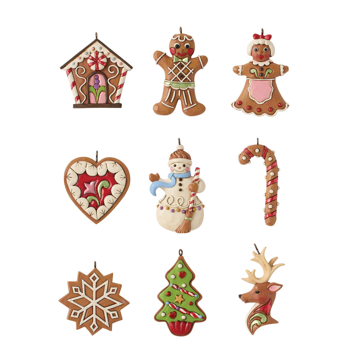 Jim Shore Heartwood Creek Christmas Figurine - Gingerbread Tree with Cookie Ornaments - 33.5cm | Delivery ± 3 weeks