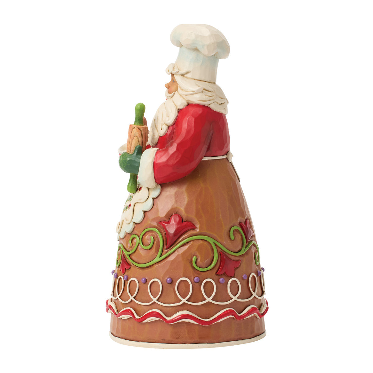 Jim Shore Heartwood Creek Christmas Figurine - Gingerbread Pastry Chef Santa - 21cm | Delivery ± 3 weeks