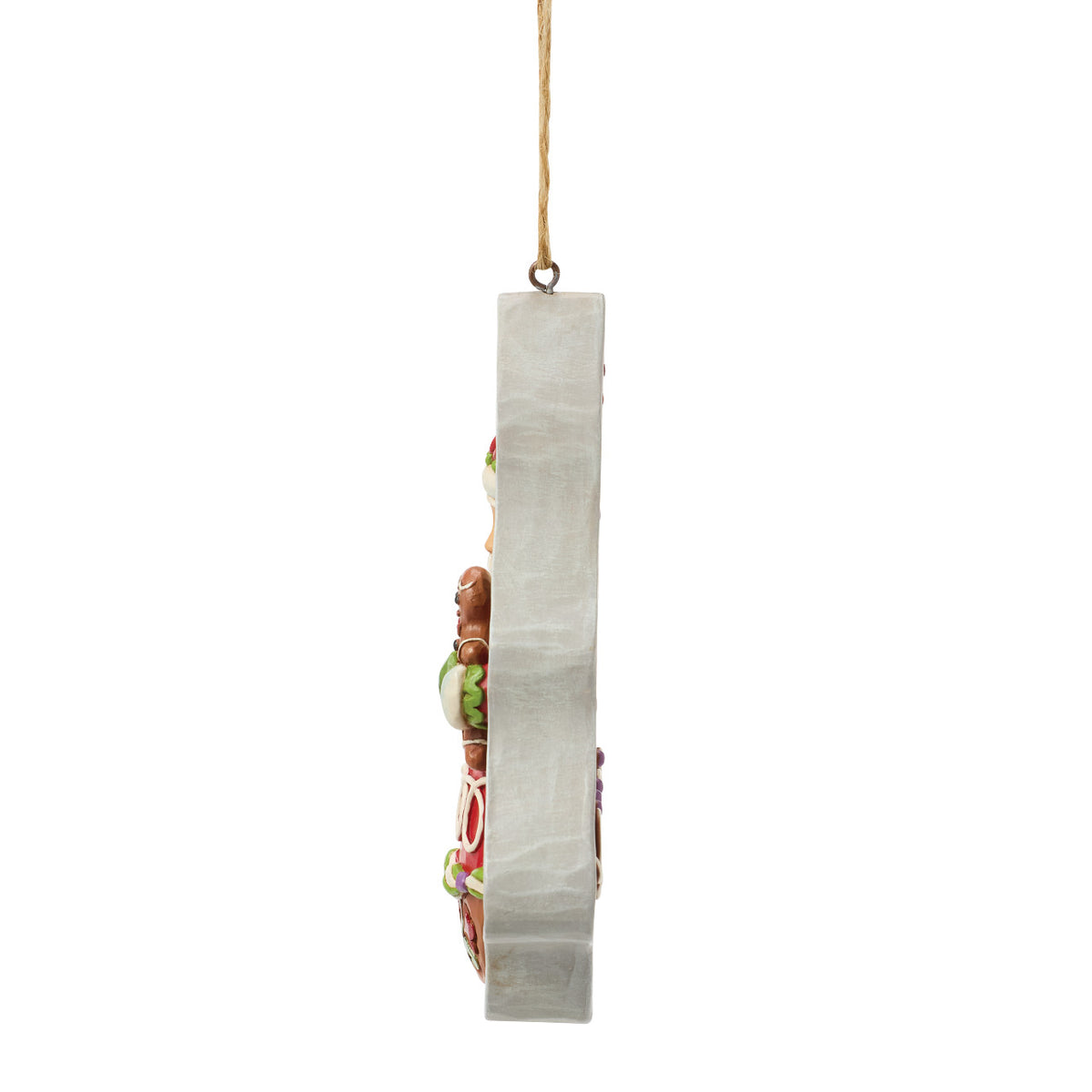 Jim Shore Heartwood Creek Christmas Ornament - Gingerbread Cookie Cutter Santa - 11.5cm | Delivery ± 3 weeks