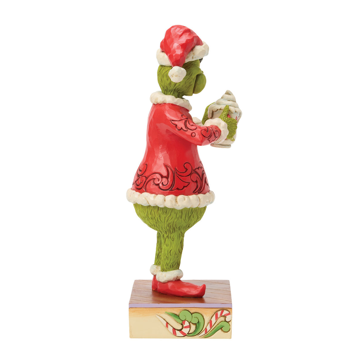 Jim Shore The Grinch Christmas Figurine - With Hot Chocolate Mug - 22.5cm | Delivery ± 3 weeks