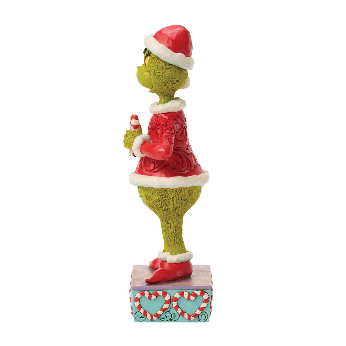Jim Shore The Grinch Christmas Figurine - With Broken Candy Cane - 22cm | Delivery ± 3 weeks
