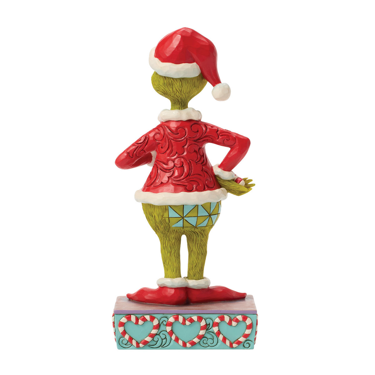 Jim Shore The Grinch Christmas Figurine - With Broken Candy Cane - 22cm | Delivery ± 3 weeks