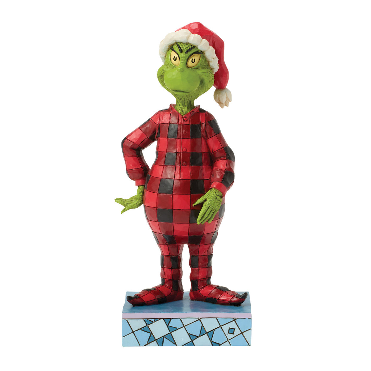 Jim Shore The Grinch Christmas Figurine - In Christmas Pyjamas - 17cm | Delivery ± 3 weeks
