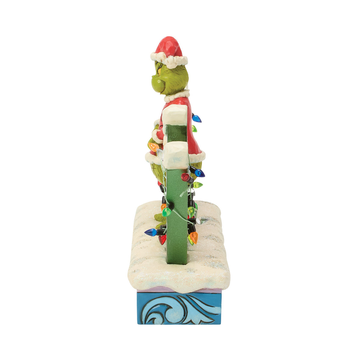 Jim Shore The Grinch Christmas Figurine - With 'Grinchy' Sign - 15cm | Delivery ± 3 weeks