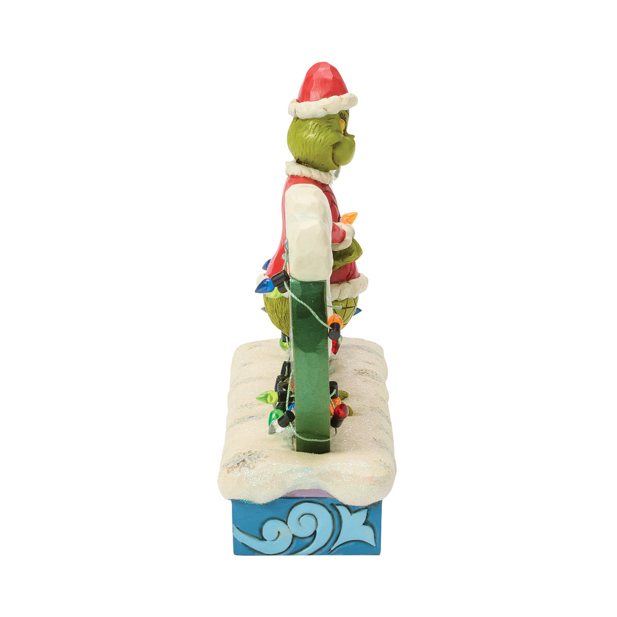 Jim Shore The Grinch Christmas Figurine - With 'Grinchy' Sign - 15cm | Delivery ± 3 weeks