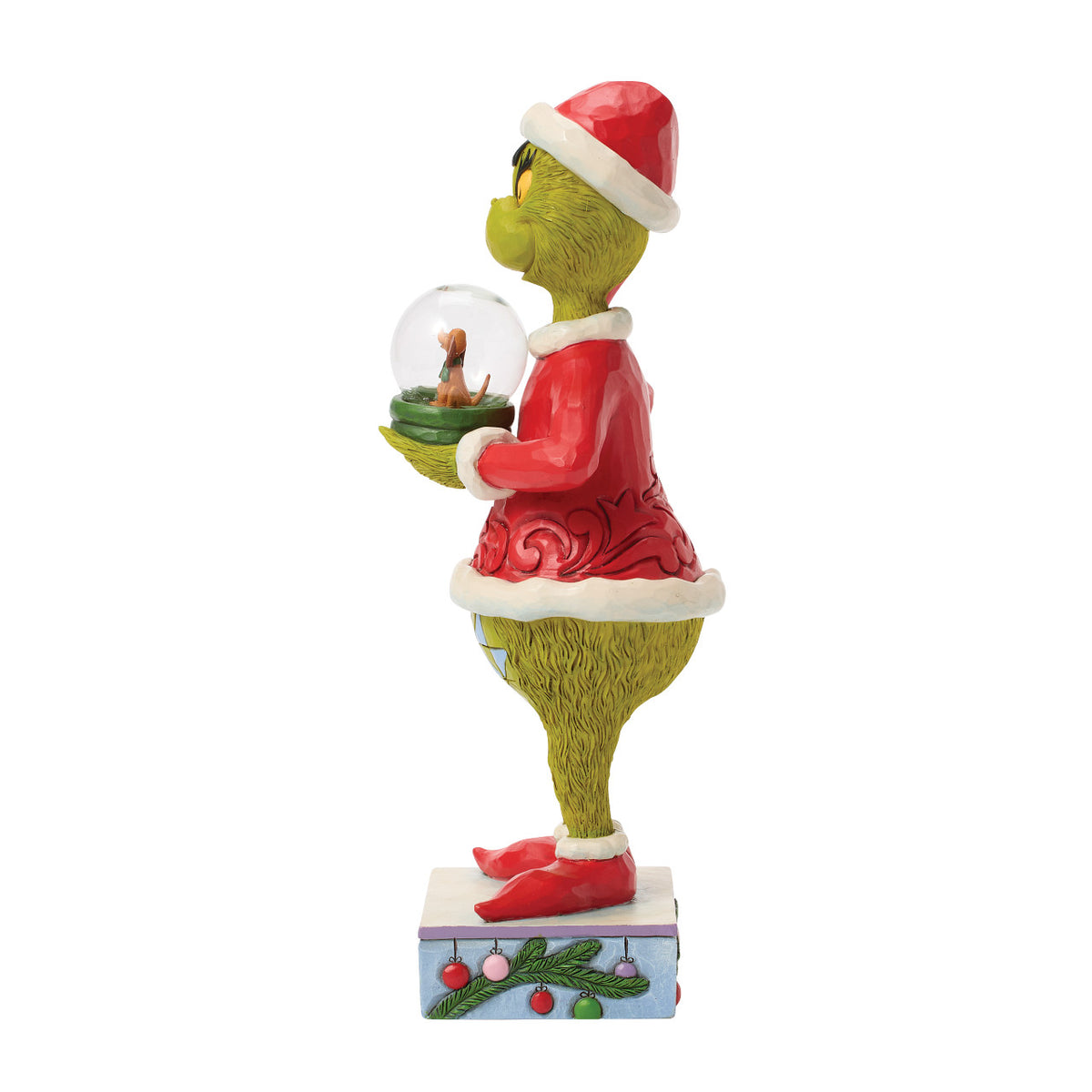 Jim Shore The Grinch Christmas Figurine - With Max & Dome - 23.5cm | Delivery ± 3 weeks