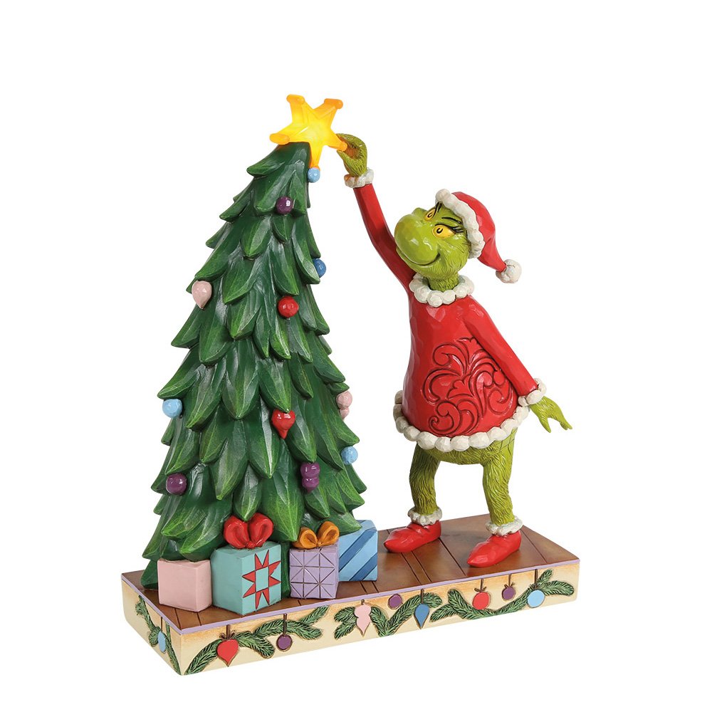 Jim Shore The Grinch Christmas Figurine - Special Edition with Star - 25cm | Delivery ± 3 weeks
