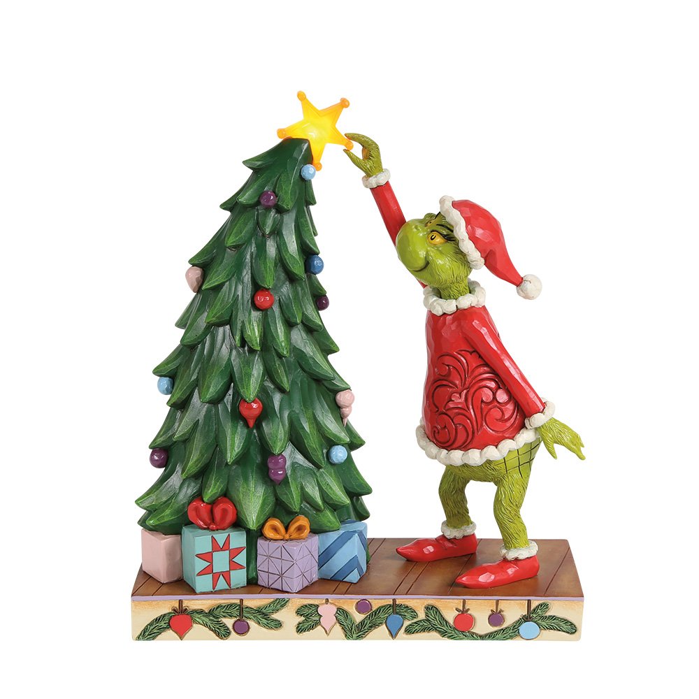 Jim Shore The Grinch Christmas Figurine - Special Edition with Star - 25cm | Delivery ± 3 weeks