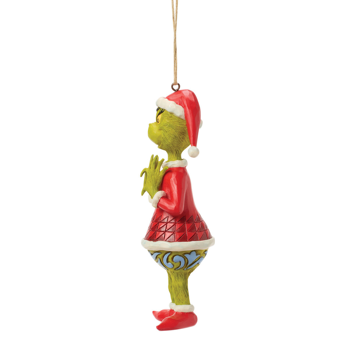 Jim Shore The Grinch Christmas Ornament - Making a Heart with His Hands - 13.5cm