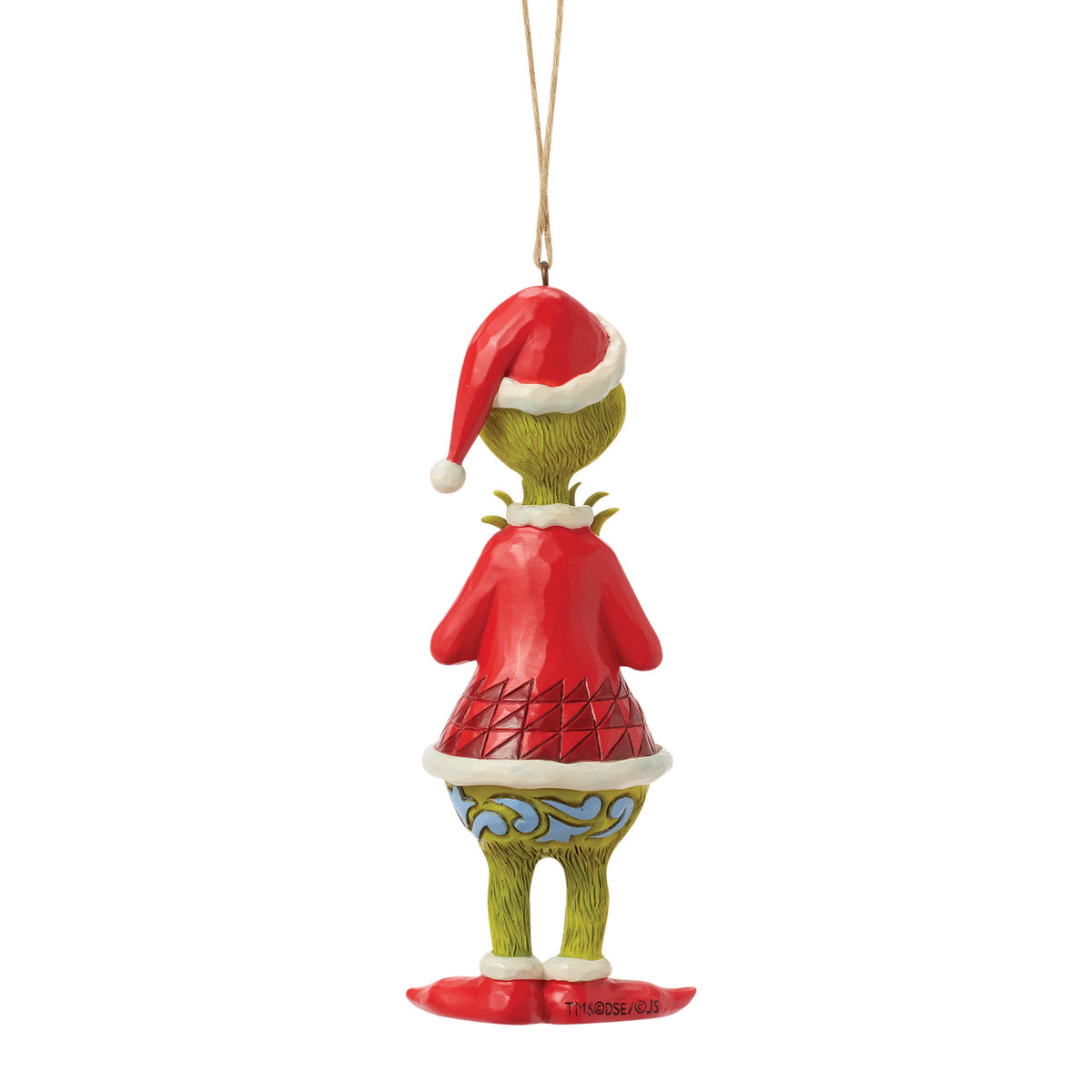 Jim Shore The Grinch Christmas Ornament - Making a Heart with His Hands - 13.5cm