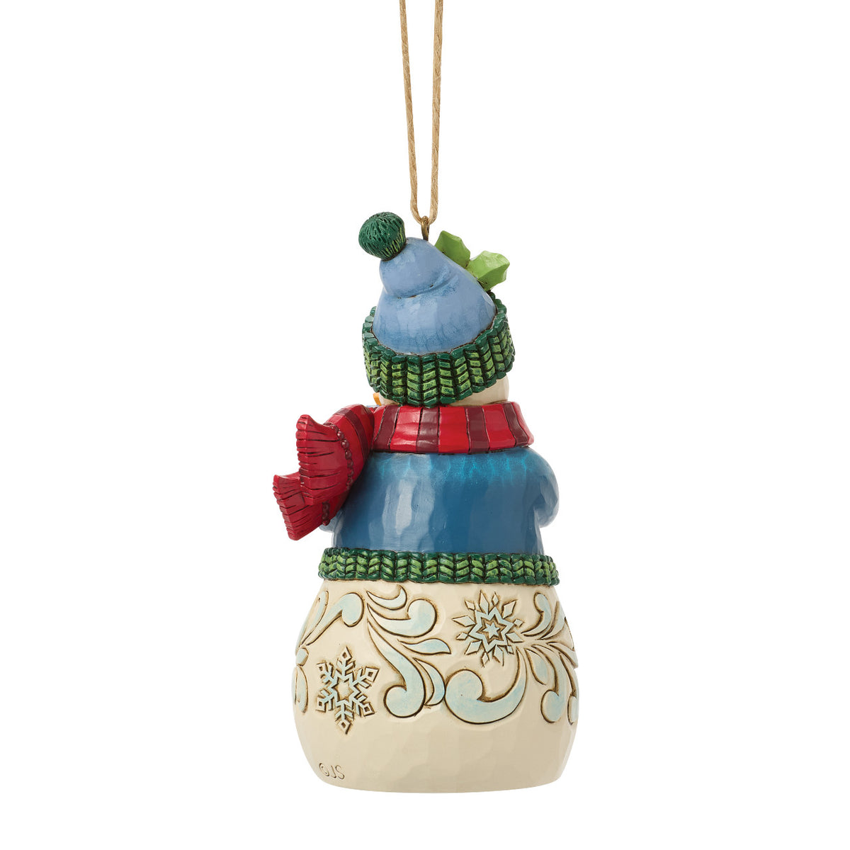 Jim Shore Heartwood Creek Christmas Ornament - Snowman with Arms Full - 11.5cm | Delivery ± 3 weeks