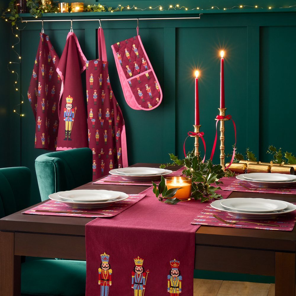 Viv! Christmas Kerst Placemat - Notenkraker - set van 4