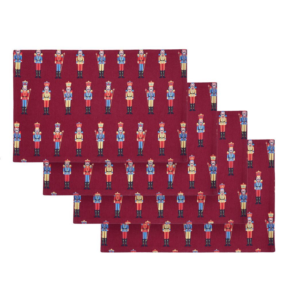 Viv! Christmas Kerst Placemat - Notenkraker - set van 4