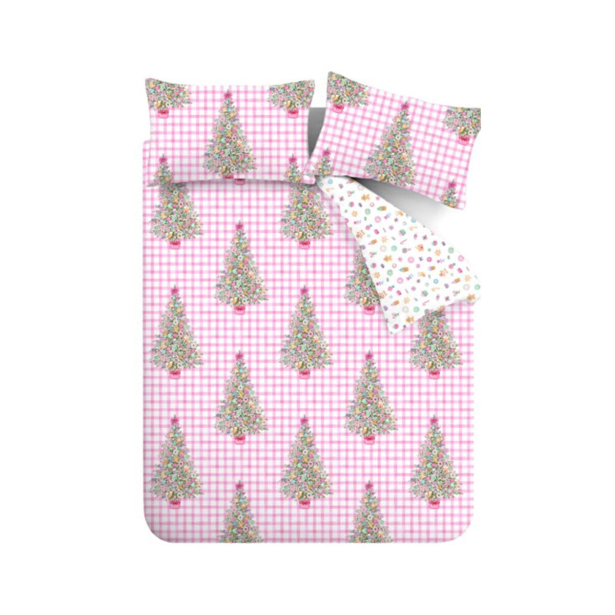 Viv! Christmas Kerst Dekbedovertrek - Sweets & Gingerbread - Reversible